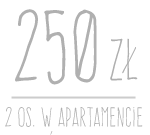 220 zł / 2os w apartamencie ze śniadaniem